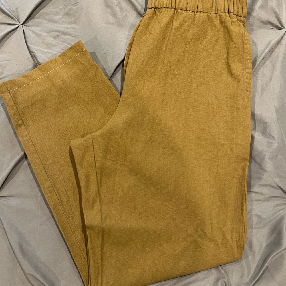 Tan Button-Up Pants - Picture 2 of 2